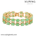 74467 guangzhou mode nachahmung schmuck 18 karat gold snowflak stein armbänder